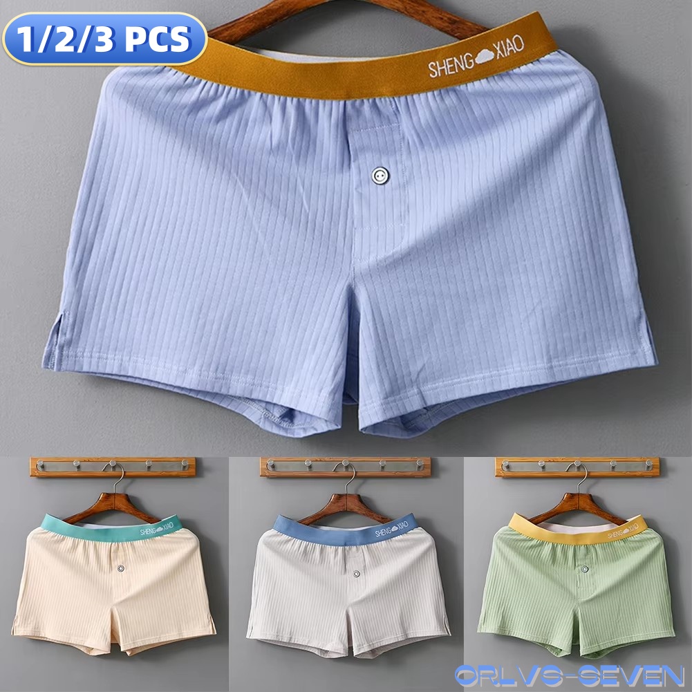 Boxer Shorts Modal - 1/2/3 PCS 남자 팬티 코튼 솔리드