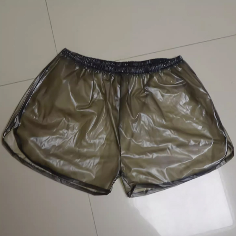 Boxer Shorts Modal - 섹시 커플 투명 PVC 팬티, 둥근