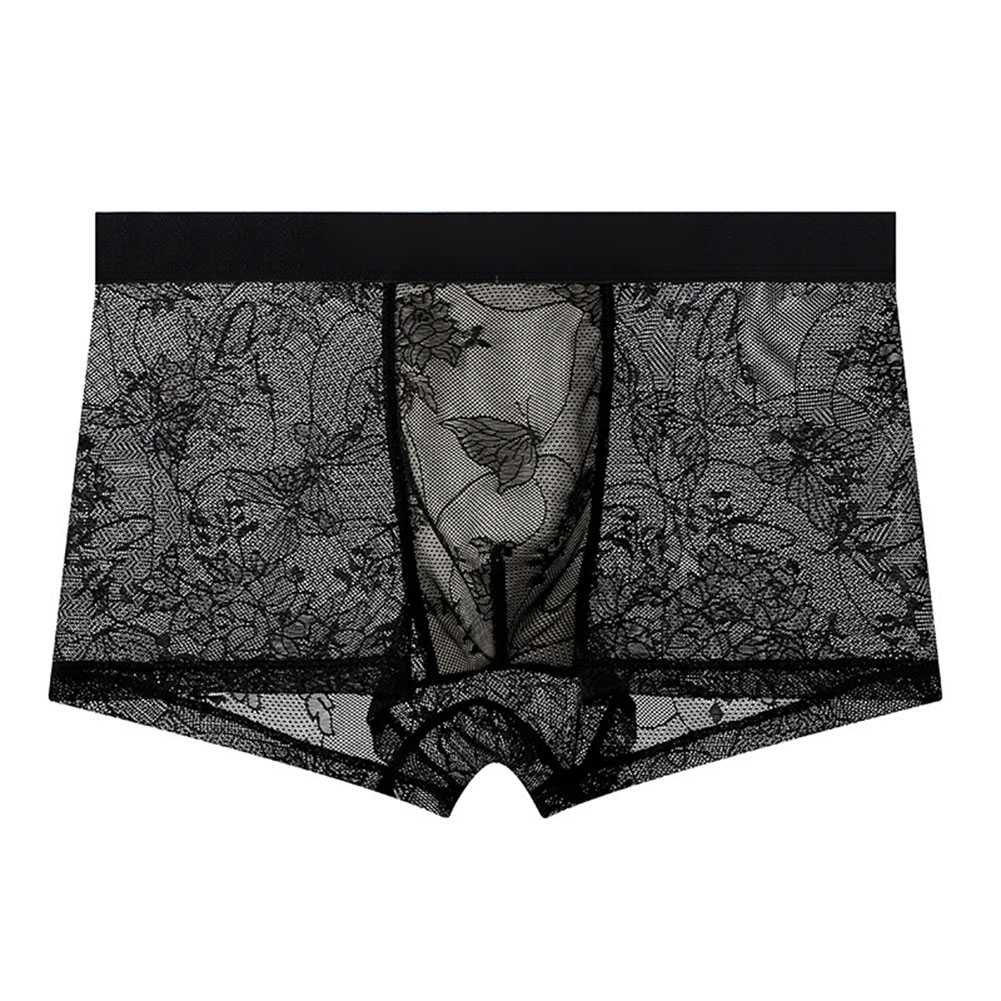 섹시한 남성용 메쉬 속옷, 란제리 트렁크, 투명 메쉬  - Boxer Shorts Modal 리뷰 및 가격